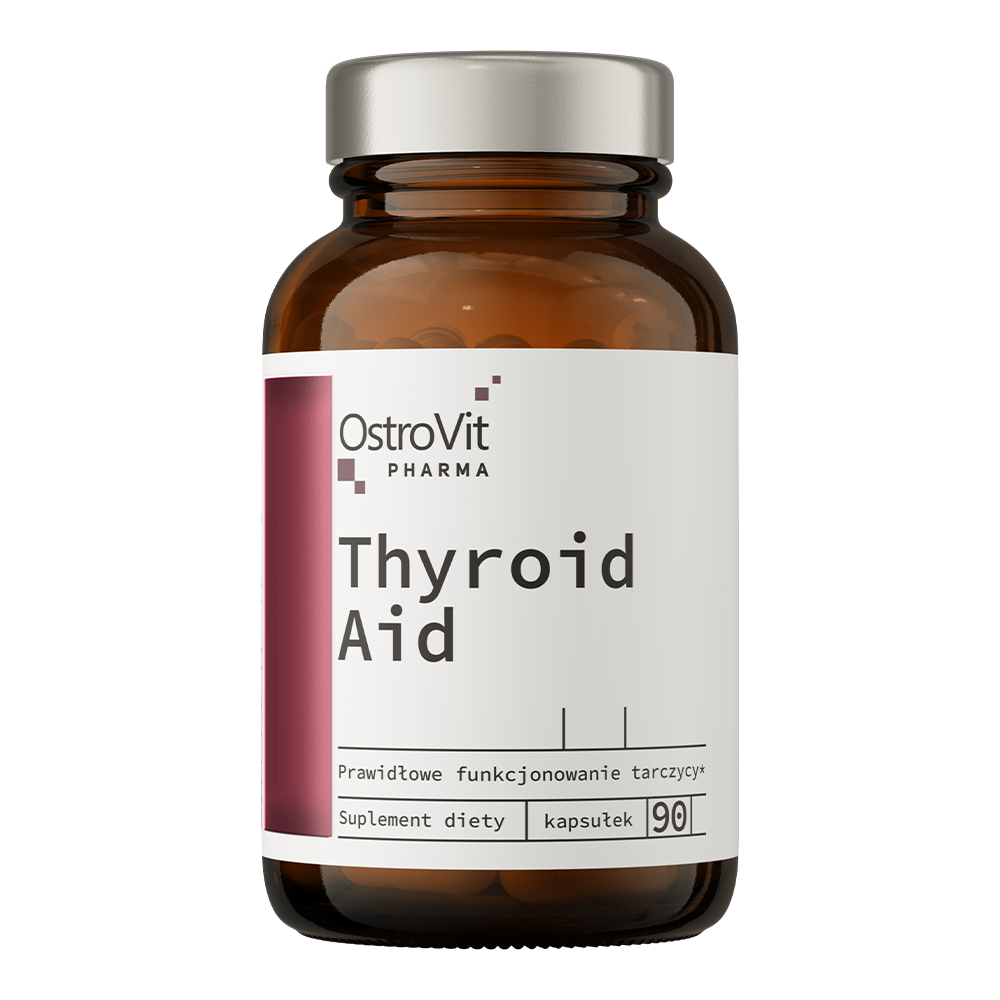 OstroVit Pharma Pajzsmirigy komplex, 90 kapszula, Thyroid Aid, elülső csomagolás