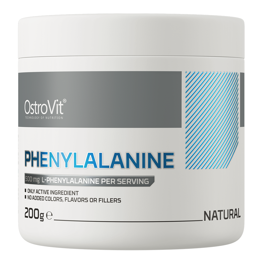 OstroVit L-fenilalanin por, 200 g, elülső csomagolás