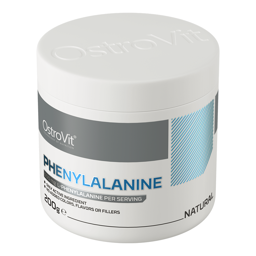 OstroVit L-fenilalanin por, 200 g, elülső csomagolás