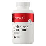 OstroVit Koenzim Q10 100 mg, 60 lágyzselatin kapszula, Ubiquinone, elülső csomagolás