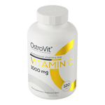 OstroVit C-vitamin 1000 mg, 120 kapszula, Vitamin C, hátoldali címke és termékinformációk