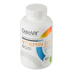 OstroVit D3 + K2 MK-7 + C-vitamin + Cink, 60 kapszula, hátoldali címke és termékinformációk
