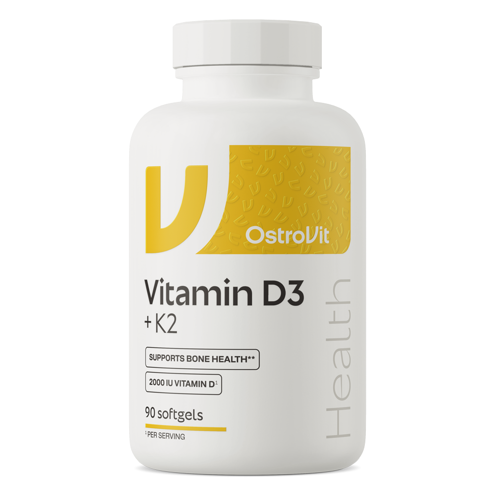 OstroVit D3-vitamin + K2 MK-7 90 lágyzselatin kapszula