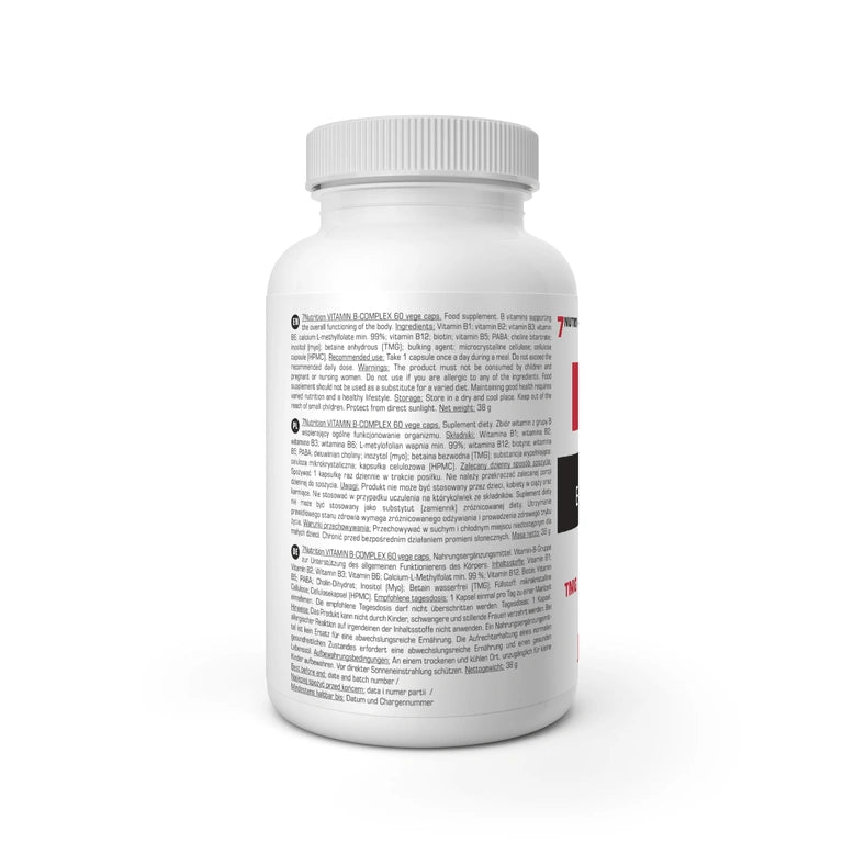 7Nutrition - B-vitamin Complex - B-50 Methyl – 60 kapszula