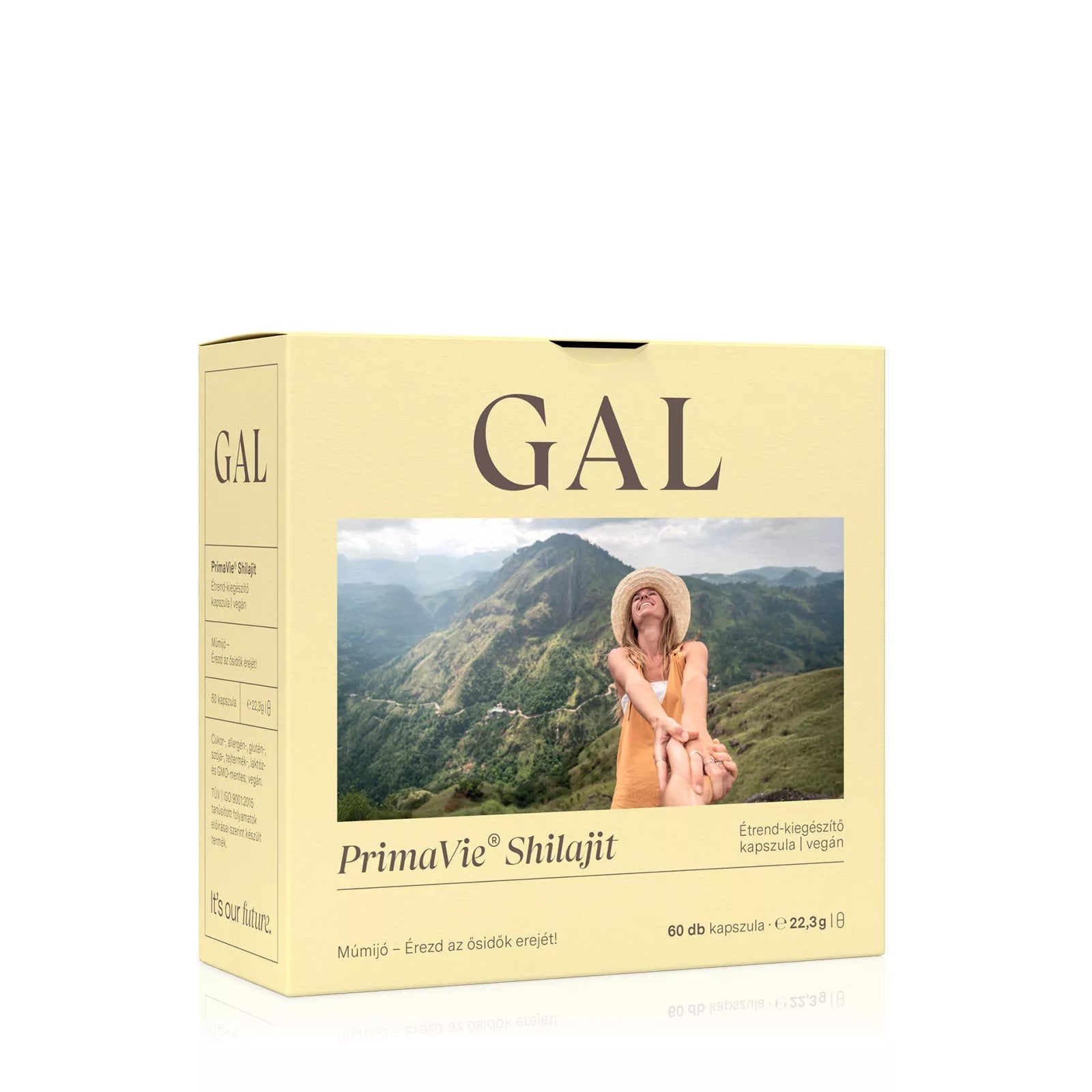 GAL PrimaVie® Shilajit 250 mg, 60 kapszula, elülső csomagolás