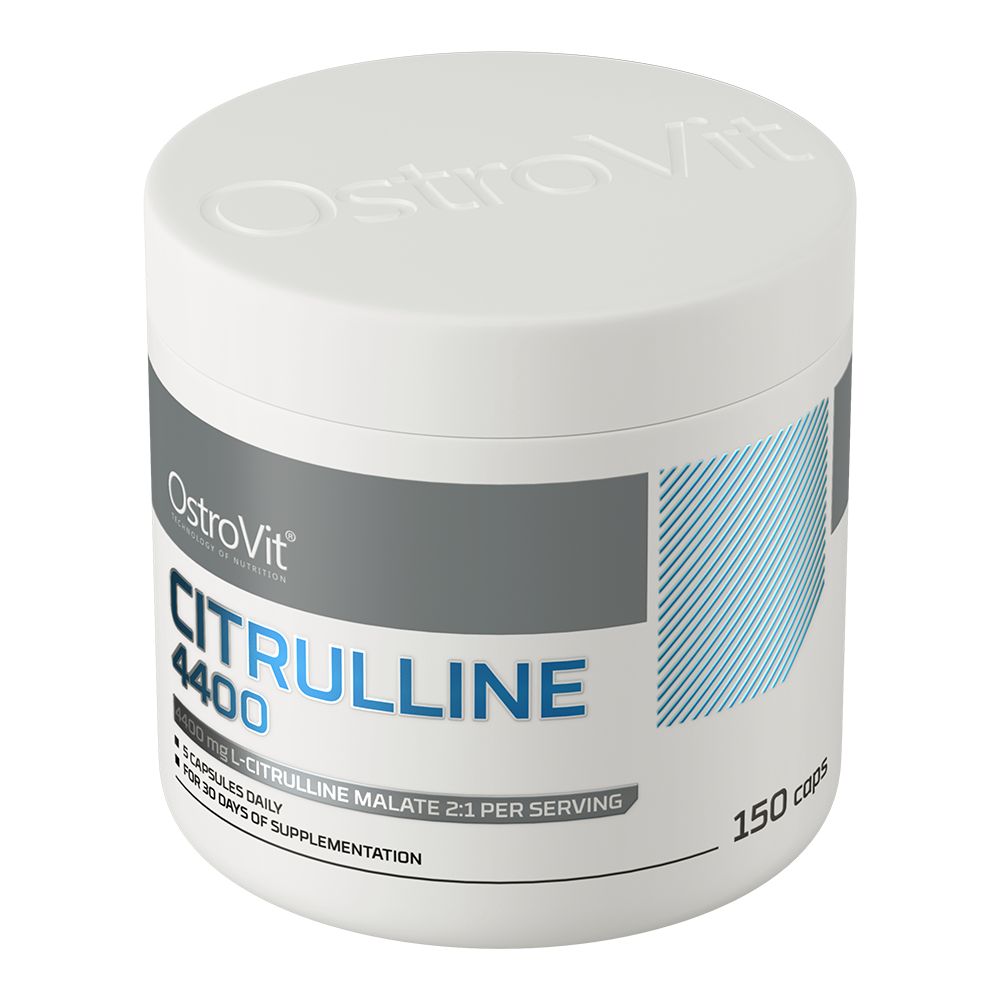 OstroVit L-citrullin-malát 4400 mg, 120 kapszula, L-Citrulline Malate, összetevők, tápértékadatok és adagolás