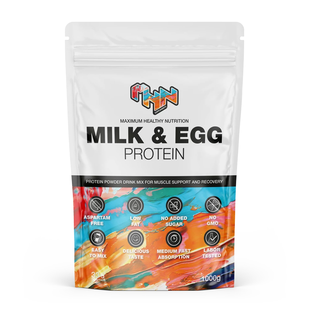MHN Supplements Milk & Egg tej- és tojásfehérje-por 1000 g
