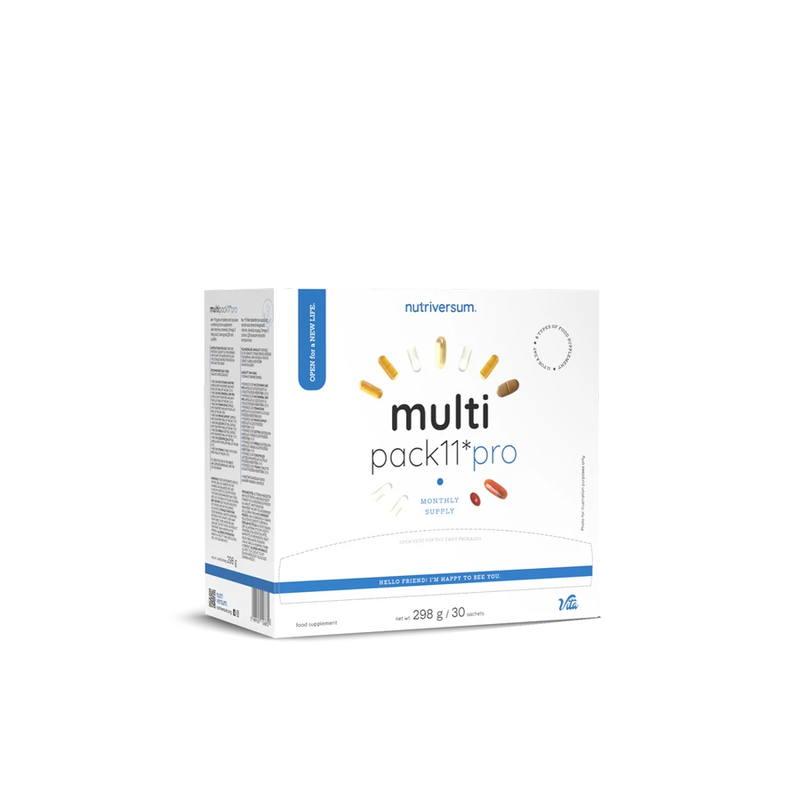 Nutriversum – Multi Pack 11 Pro multivitamin napi csomag – 30 adag