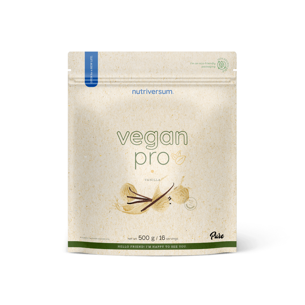 Nutriversum - Vegan Protein - Vegán Fehérje - Vanília - 500g
