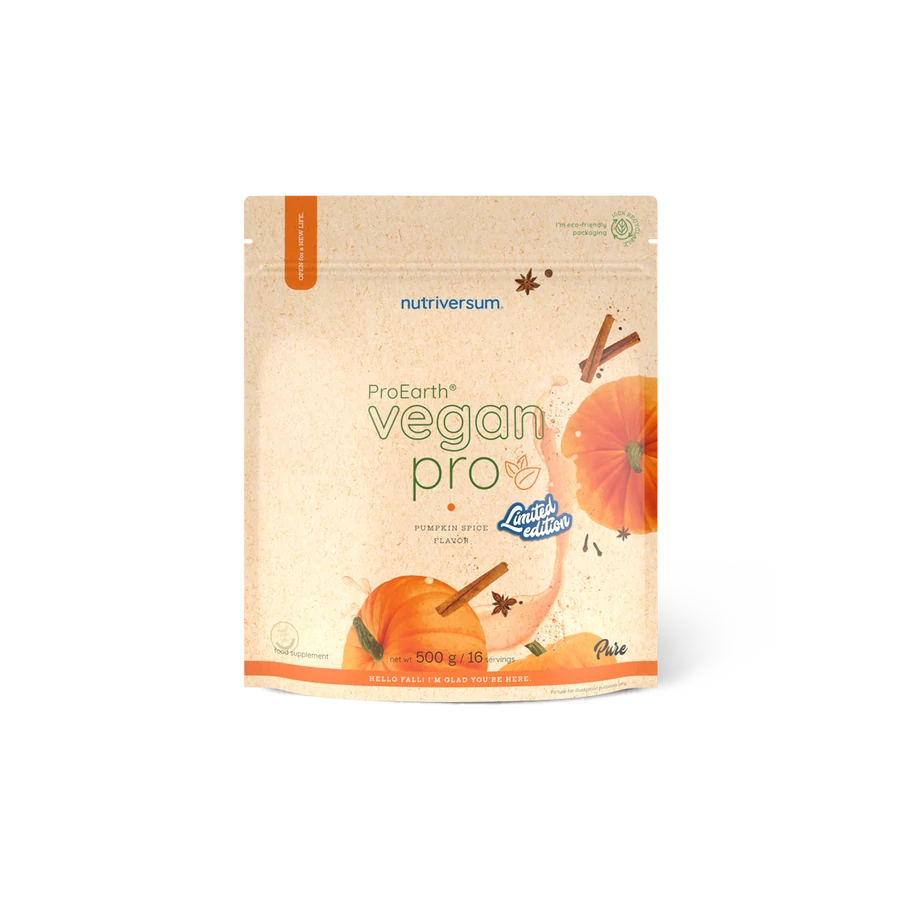 Nutriversum - Vegan Pro ProEarth® vegán fehérjepor - Pumpkin spice – 500 g