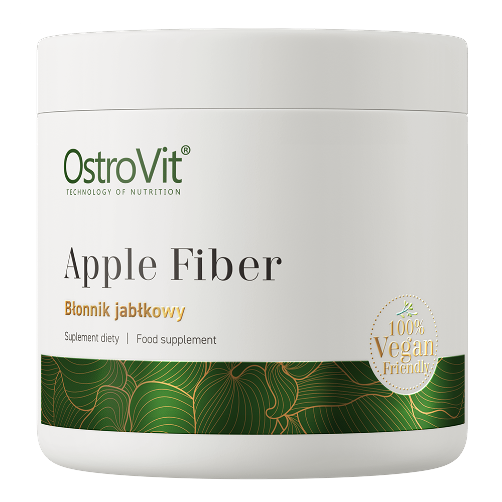 OstroVit Almarost por vegán, 200 g, Apple Fiber, elülső csomagolás