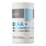 OstroVit BCAA + Glutamin 5500 mg, 300 kapszula, BCAA + L-Glutamine, elülső csomagolás