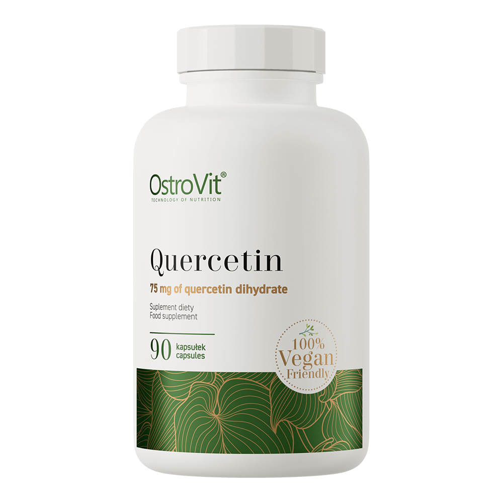 OstroVit Kvercetin 500 mg vegán, 90 kapszula, Quercetin, elülső csomagolás