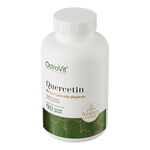 OstroVit Kvercetin 500 mg vegán, 90 kapszula, Quercetin, hátoldali címke és termékinformációk