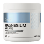 OstroVit Magnézium-malát por, Ízesítetlen, 120 g, Magnesium Malate, elülső csomagolás