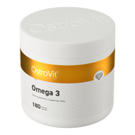 OstroVit Omega 3 halolaj, 180 kapszula, csomagolás másik nézetből