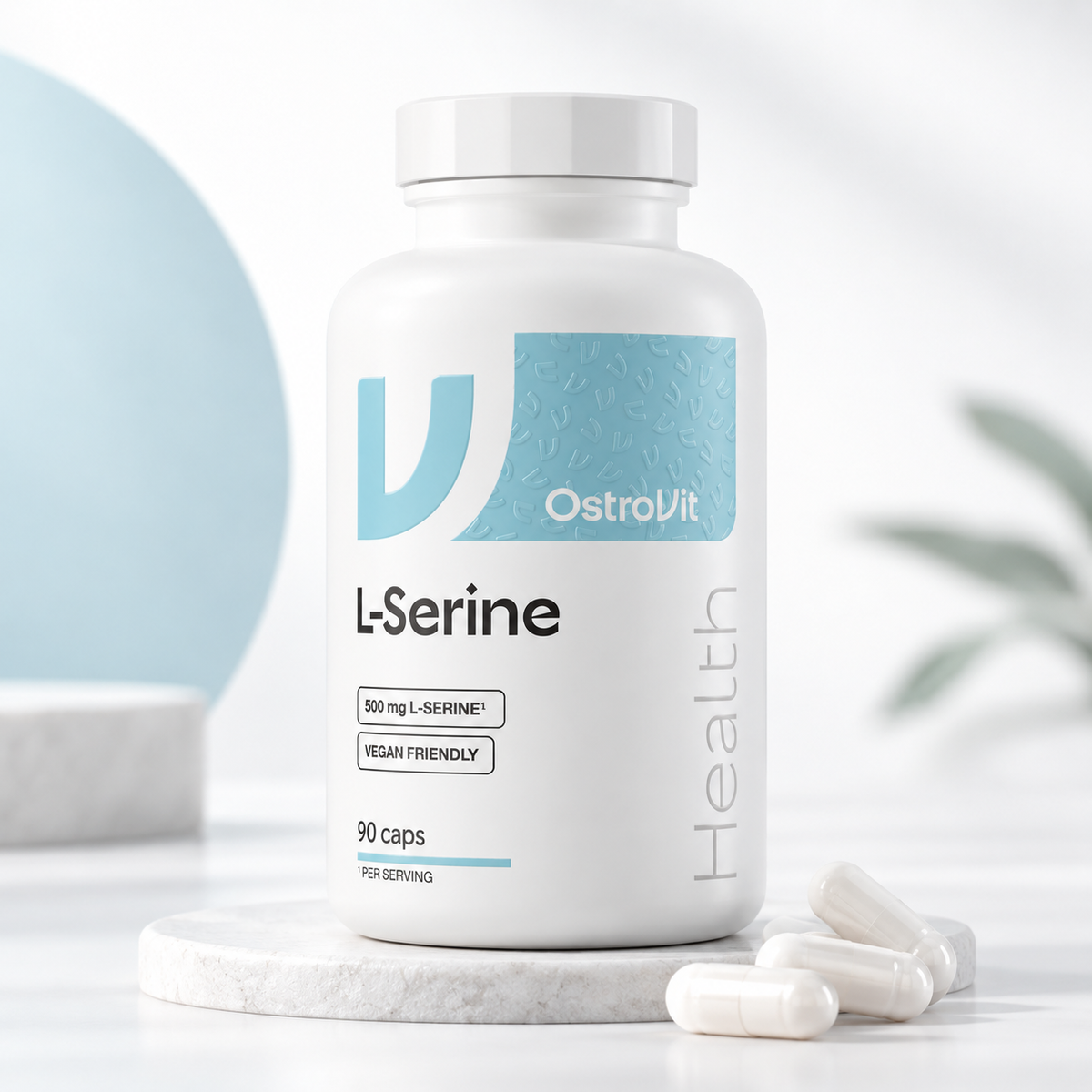 OstroVit – L-Serine – L-szerin 500 mg – 90 vegán kapszula