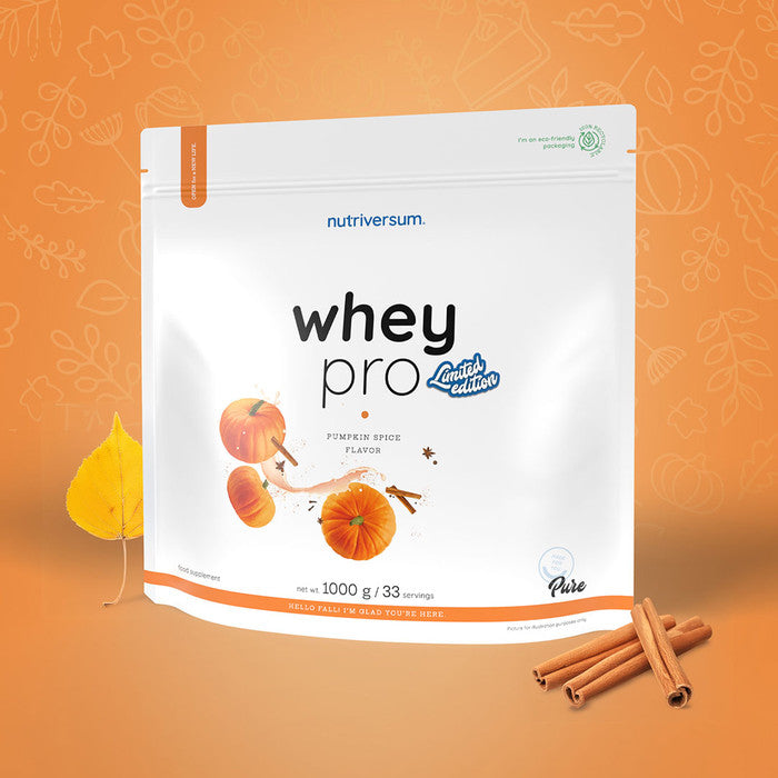 Nutriversum Whey Pro tejsavófehérje-por pumpkin spice 1000 g